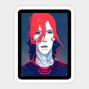 Conrad Roset Woman Color Block Sticker